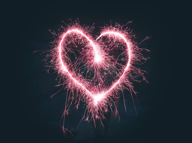 Sparkler light painting